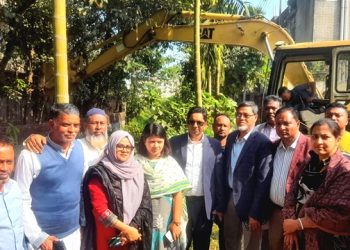 হাটহাজারী পৌরসভার মিঠাছড়া খাল পুনঃখনন কাজ উদ্বোধন