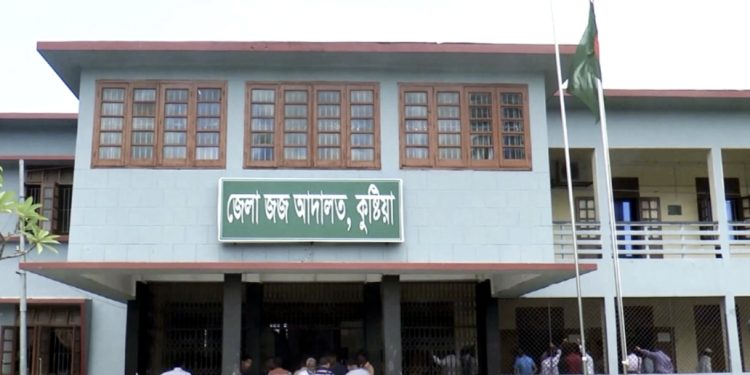 কুষ্টিয়ায় হত্যা মামলায় মাদকাসক্ত যুবকের যাবজ্জীন