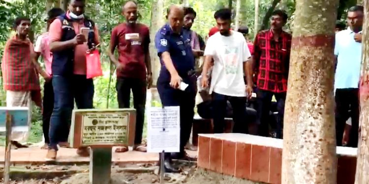 বাবলু ফারাজি নিহত লাশের সুরতহাল শেষে নির্বাহী ম্যাজিষ্ট্রেট