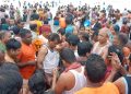 কুয়াকাটায় সনাতন ধর্মাবলম্বীদের সমুদ্র স্নান