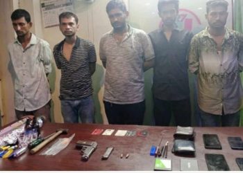 কুষ্টিয়ায় যৌথ অভিযানে অস্ত্র-মাদকসহ ৫জন আটক